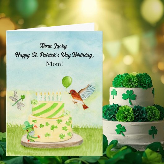 Carte Joyeuse St Patrick Anniversaire Maman