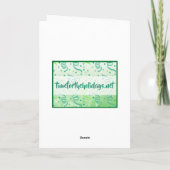 Carte Joyeuse St Patrick | Lutine Mignon (Dos)