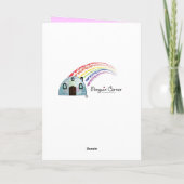 Carte Joyeuse Tante d'anniversaire à la nièce avec Bunny (Dos)