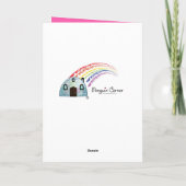 Carte Joyeuse Tante d'anniversaire à la nièce avec Cupca (Dos)