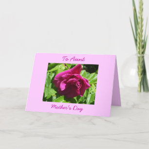 Carte Joyeuse tante de la Fête des Mères