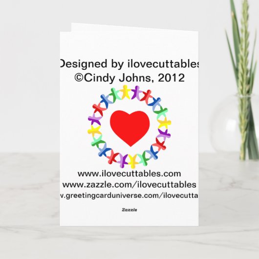 Carte Joyeuse tante Doris (Dos)