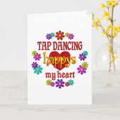 Carte Joyeuse Tap Dancing (Fleur jaune)
