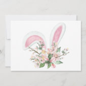 Carte Joyeuse typographie de Pâques (Dos)