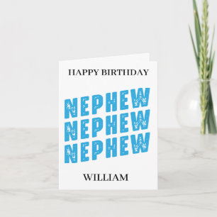 Carte Joyeuse Typographie népalaise d'anniversaire