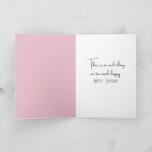 Carte Joyeuse Vielle Dame sur une tente de rue (Intérieur)