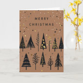 Carte Joyeuse Xmas (Fleur jaune)