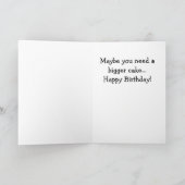 Carte Joyeuses bougies d'anniversaire (Intérieur)