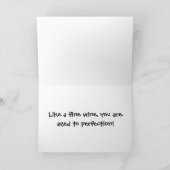 Carte Joyeuses bouteilles de vin d'anniversaire Customis (Intérieur)