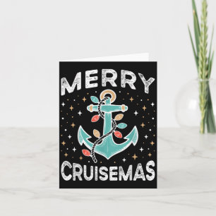 Carte Joyeuses croisières Noël Famille correspondante X
