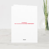 Carte Joyeuses Fêtes (Dos)