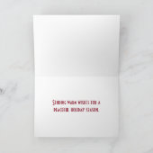 Carte Joyeuses fêtes (Intérieur)