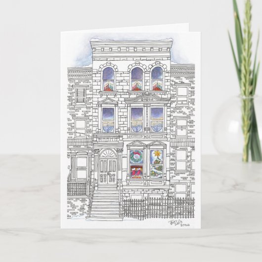 Carte Joyeuses Fêtes (Devant)