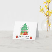 Carte Joyeuses Fêtes (carte de Noël) Dutch Christmas (Fleur jaune)