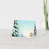 Carte Joyeuses Fêtes Chat Noir (Dos)