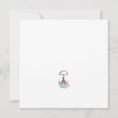 Carte Joyeuses Fêtes Crabe Rouge Place Côtière Félicitat (Dos)