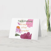 Carte Joyeuses fêtes d'anniversaire (Devant)