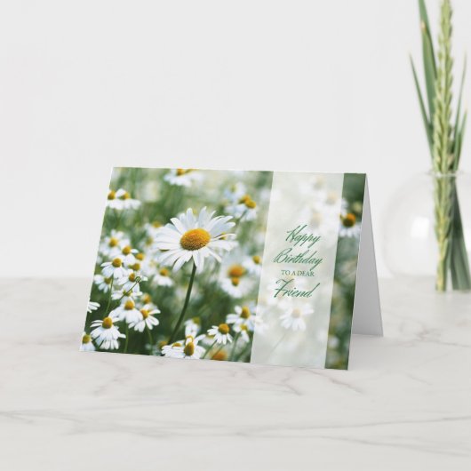 Carte Joyeuses fêtes d'anniversaire pour un cher ami (Devant)