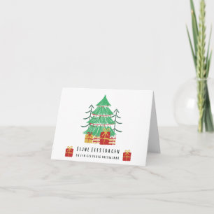 Carte Joyeuses Fêtes de fin d'année (carte de Noël) Dutc