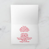 Carte Joyeuses Fêtes - De l'autre côté des kilomètres (Intérieur)