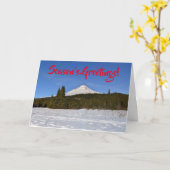 Carte Joyeuses Fêtes - De l'autre côté des kilomètres (Fleur jaune)