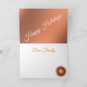 Carte Joyeuses fêtes d'Orange (Intérieur)