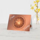 Carte Joyeuses fêtes d'Orange (Fleur jaune)