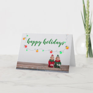 Carte Joyeuses Fêtes Elfes