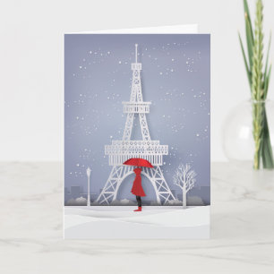 Carte Joyeuses fêtes   Noël à Paris