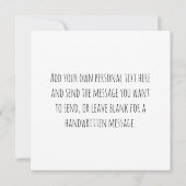 Carte Joyeuses fêtes Noël Cactus Salutation (Dos)