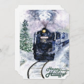 Carte Joyeuses Fêtes Northern Express (Devant / Derrière)
