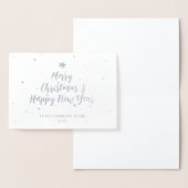 Carte Joyeuses Fêtes Silver Company (Affichage)