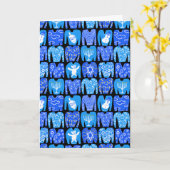 Carte Joyeuses fêtes Ugly Hannukah Sweater (Fleur jaune)