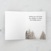 Carte Joyeuses Fêtes Winter Wonderland Cartes (Intérieur)