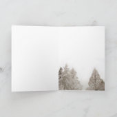 Carte Joyeuses Fêtes Winter Wonderland Cartes (Intérieur)