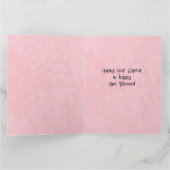 Carte Joyeuses fleurs aux bougies de Pâques (Intérieur)