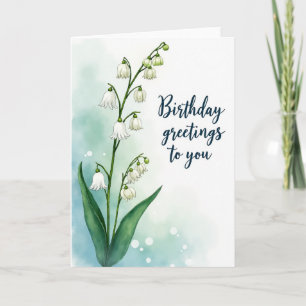 Carte Joyeuses Fleurs Élégantes