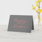 Carte Joyeuses Pâques (Fleur jaune)