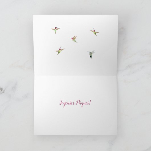 Carte Joyeuses Pâques (Intérieur)