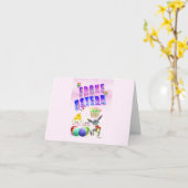 Carte Joyeuses Pâques (Fleur jaune)
