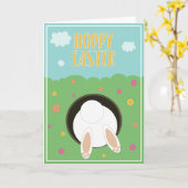 Carte Joyeuses Pâques ! (Fleur jaune)