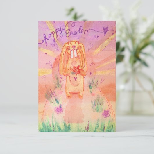 Carte Joyeuses Pâques ! (Debout devant)