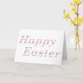Carte Joyeuses Pâques (Fleur jaune)
