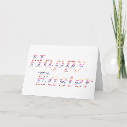 Carte Joyeuses Pâques (Devant)