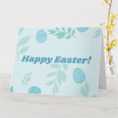 CARTE JOYEUSES PÂQUES (Fleur jaune)