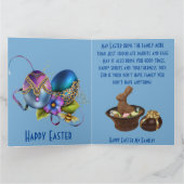 Carte Joyeuses Pâques à ma famille (Intérieur)