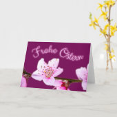Carte Joyeuses Pâques à vos proches ! (Fleur jaune)