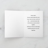 Carte Joyeuses Pâques Bisous Lapin et Poussin (Intérieur)
