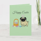 Carte Joyeuses Pâques, chien (Devant)