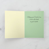 Carte Joyeuses Pâques, chien (Intérieur)